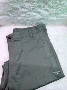 Men’ Large Scrubs Cherokee Workwear Dark Olive Green Light Weight Pants 👖